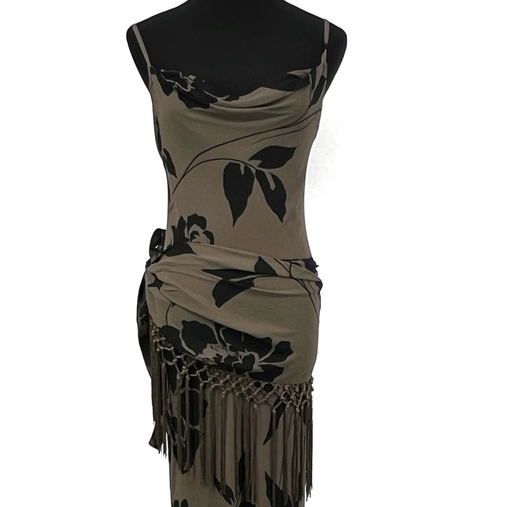 Reformation size small NWT Izelle Dress Soana
Floral Black and Brown Dress maxi - Picture 9 of 9